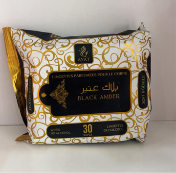 Lingettes Parfumées Black Amber – Ayat Perfumes