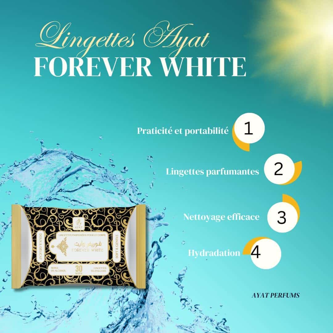 Lingettes Parfumées Forever White – Ayat Perfumes